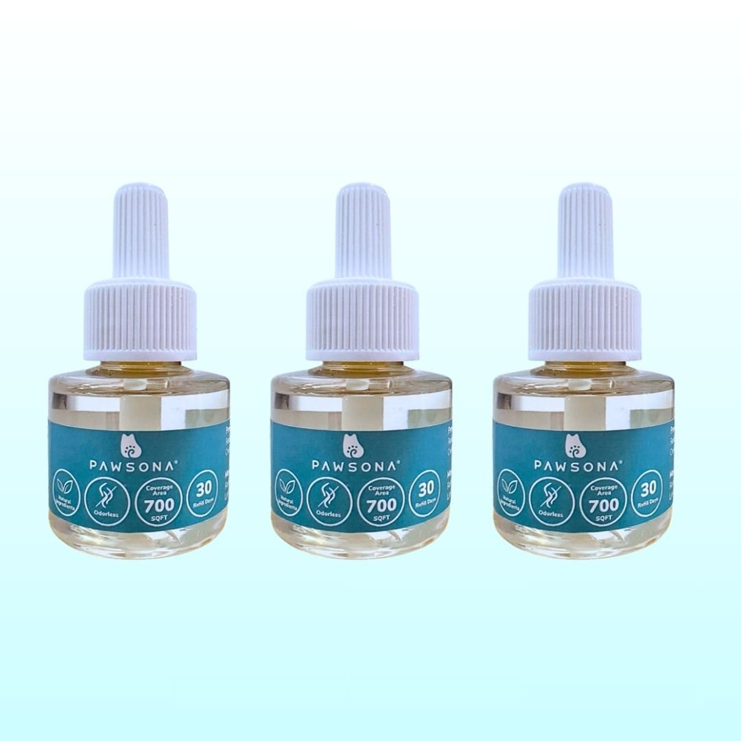 PAWSONA® Zenkit Calming Diffuser Set - Pawsona Cat Calming Series anxiety relief cat cat stress pheromone