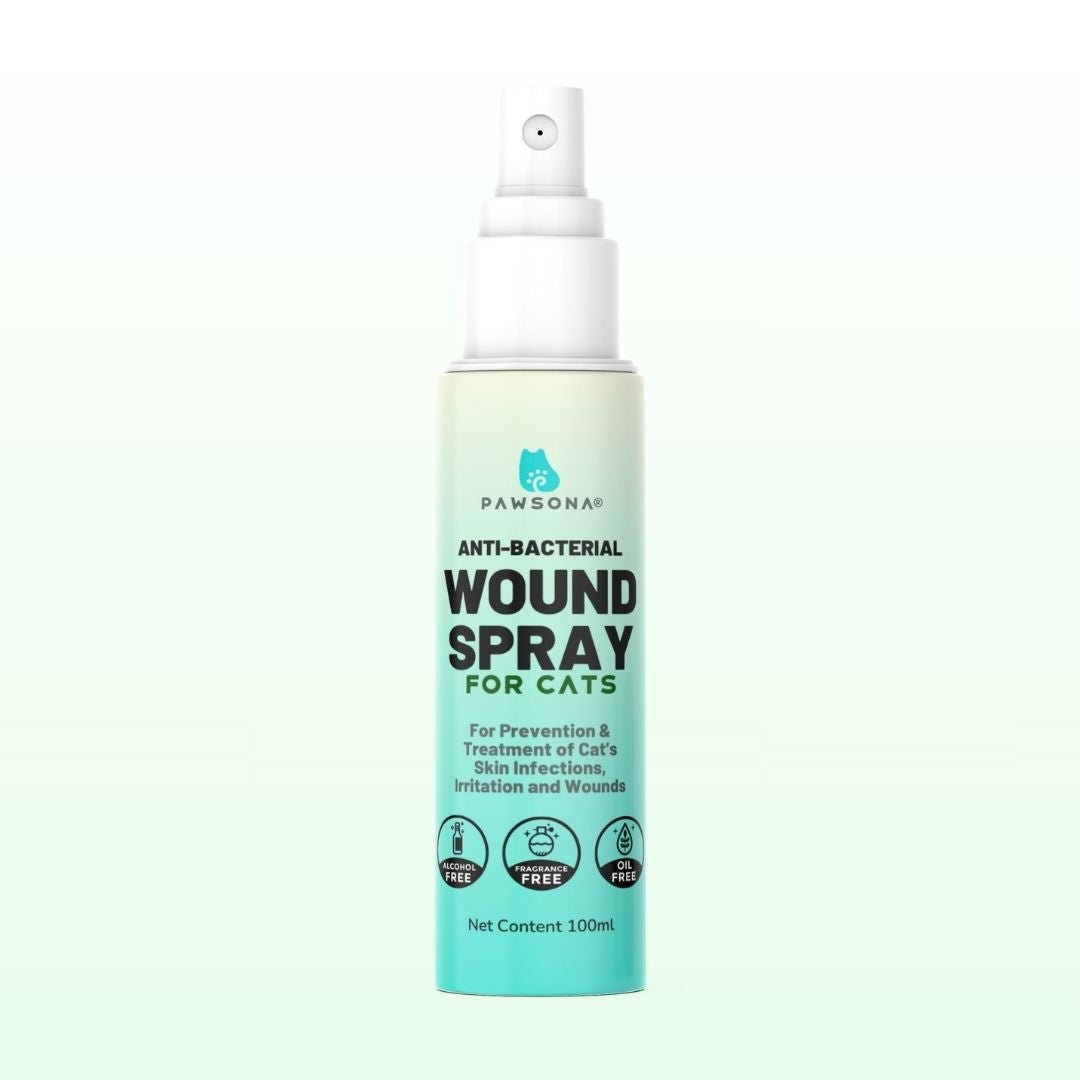 Anti-bacterial Wound Spray for Cats - Pawsona Cat Supplies