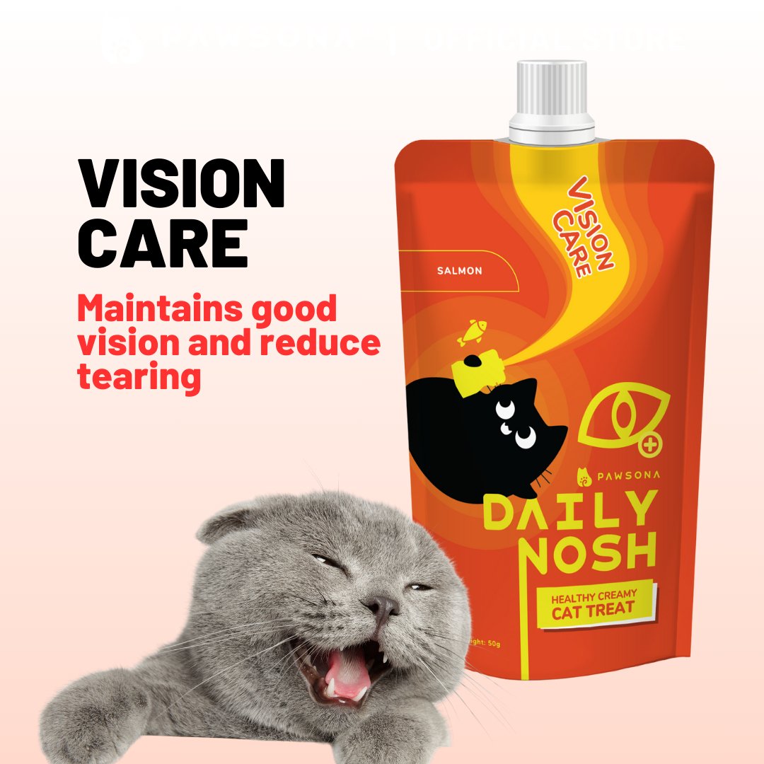 Vision Care - Salmon Formula 50g - Pawsona Cat Supplements cat supplement cat treat fluffy hair cat