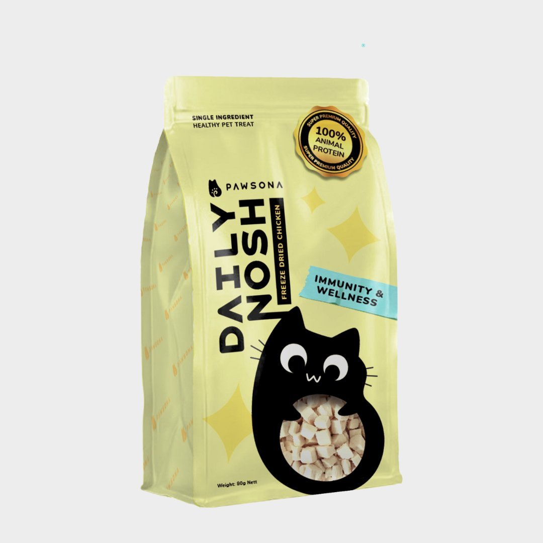 [BUY 2 FREE 1] Daily Nosh Freeze - Dried Meat - Pawsona Cat Boosters cat booster cat fish oil cat protein