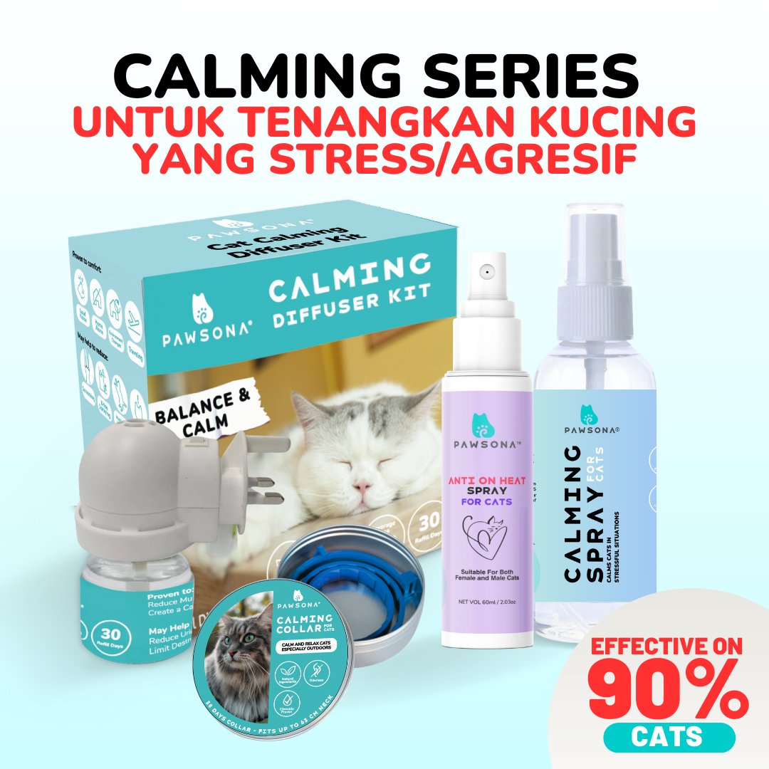 Cat Pheromone Calming Spray 100ml - Pawsona Cat Calming Series anxiety relief cat cat stress pheromone