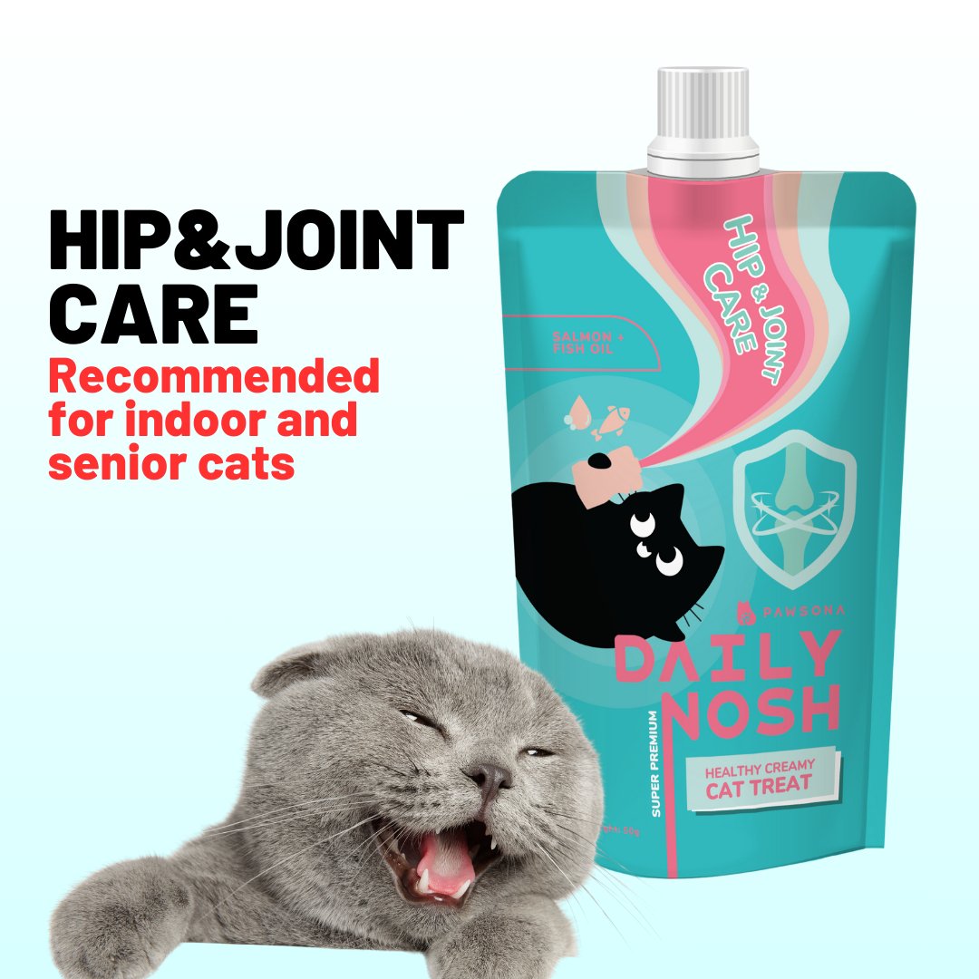 Hip & Joint Care - Salmon & Fish Oil Formula 50g - Pawsona Cat Supplements cat supplement cat treat fish oil
