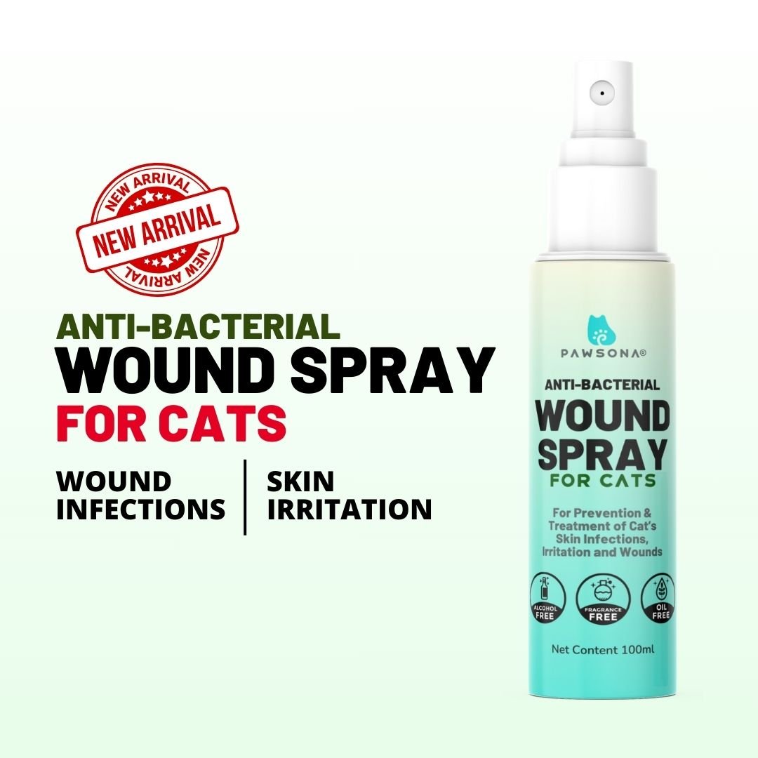 Anti-bacterial Wound Spray for Cats - Pawsona Cat Supplies