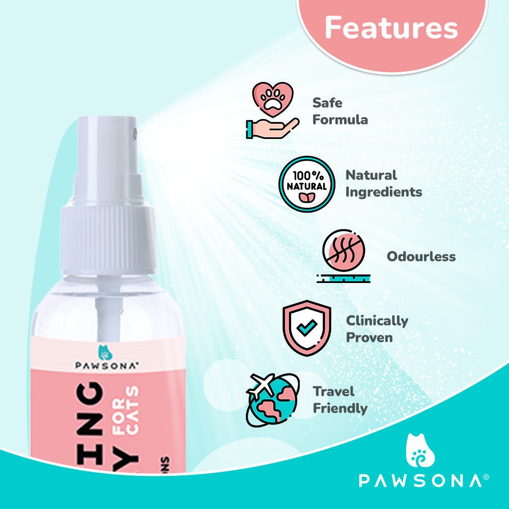 Cat Pheromone Calming Spray 100ml – Pawsona